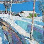 Plowed Road 9 x 12 © Gwen Sylvester